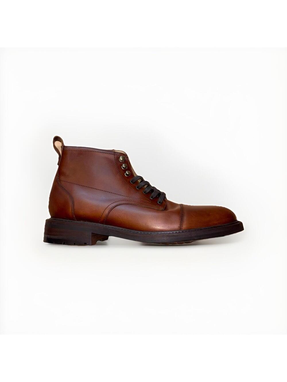 Rhodes Footwear Amarello Work Boots Men’s 11 Brown Leather Portland Lace Up USA